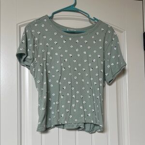 Floral Green Women's Top